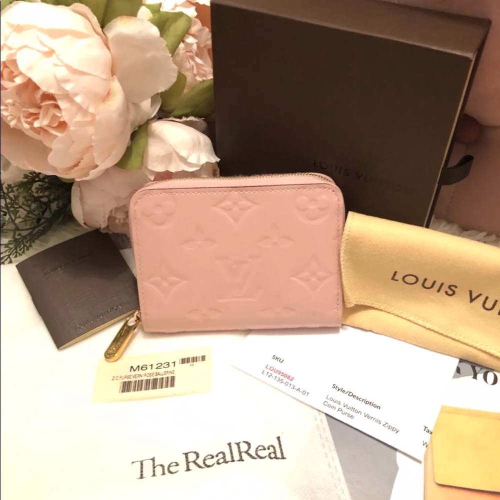 Louis Vuitton Rose Ballerine Zippy Coin Purse
